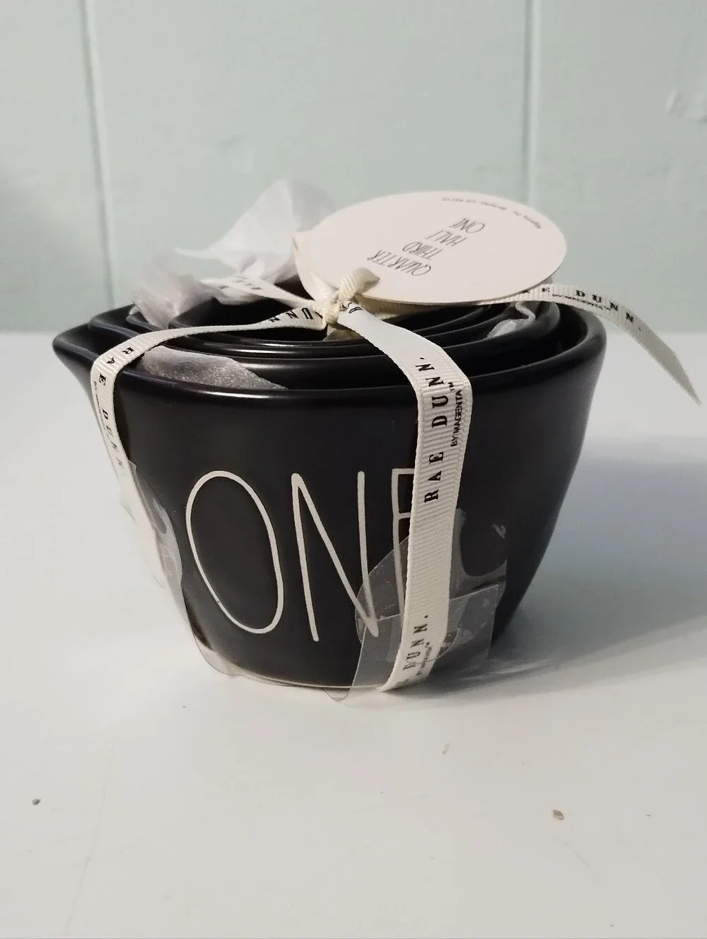 NWT Rae Dunn Black Ceramic 